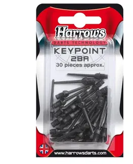 Hroty na šípky Hroty HARROWS Keypoint soft 2ba 30ks čierne