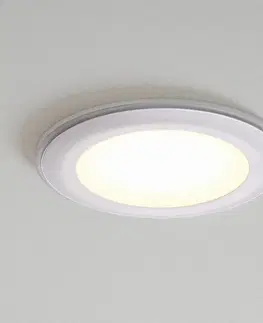 Zapustené svietidlá Nordlux Stropné zapustené LED svetlo Elkton, Ø 8 cm