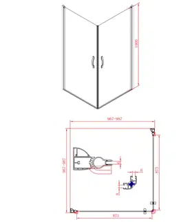 Sprchovacie kúty GELCO - ONE sprchové dvere 1000 mm, číre sklo GO4910