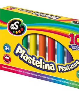 Hračky ASTRA - AS Školská plastelína 10 farieb, 303219002