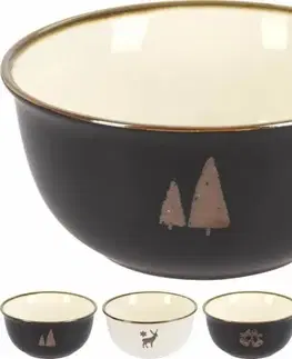 Misy a misky Kinekus Vianočná miska 450 ml, porcelánová, mix dekorov