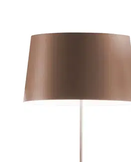 Stojacie lampy Vibia Vibia Warm 4906 dizajnérska stojaca lampa, hnedá