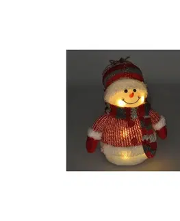 Vianočné osvetlenie  LED sněhulák 26cm 6x LED IP20 3x AA 1V257