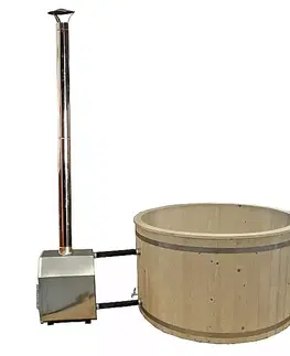 Vírivé bazény DEOKORK Drevená kaďa bez vložky Hot tub (900L)