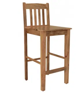 Jedálenské stoličky Barová stolička Hina z mangového dreva