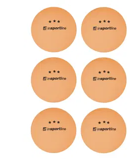 Pingpongové loptičky Pingpongové loptičky inSPORTline Elisenda S3 6ks oranžová