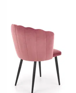 Jedálenské stoličky a kreslá Jedálenská stolička K386 Halmar Ružová