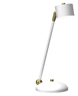 Lampy  Stolná lampa ARENA 1xGX53/11W/230V biela/zlatá 