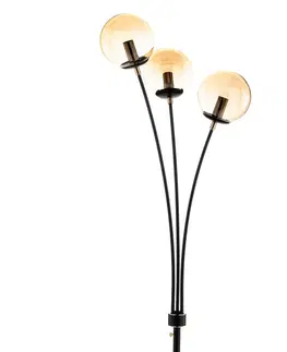 Stojacie lampy Alfa Stojaca lampa Artis s guľovými sklami, 3-plameňová
