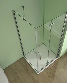 Sprchovacie kúty H K - Obdĺžnikový sprchovací kút MELODY 100x90 cm sa zalamovacím dverami SE-MELODYB810090