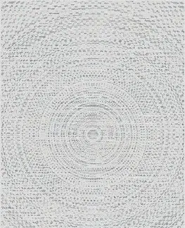 Koberce Koberec Breeze Circles wool/cliff grey 200x290cm