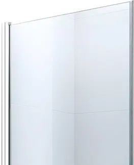 Sprchovacie kúty MEXEN - Pretoria sprchové dvere krídlové 65, transparent, chróm so stenovým profilom 852-065-000-01-00