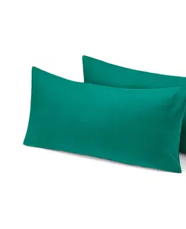 Pillowcases & Shams Džersejové obliečky na vankúš, 2 ks, zelené