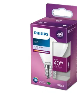 LED osvetlenie Philips LED Žiarovka Philips P45 E14/4,3W/230V 4000K 