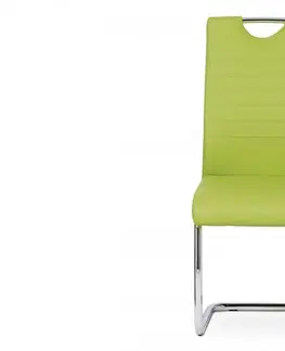 Jedálenské stoličky a kreslá Jedálenská stolička DCL-418 Autronic Limetková