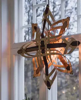 Vianočné svetelné hviezdy PR Home PR Home Mary dekoratívna hviezda z prírodného materiálu Ø 46 cm