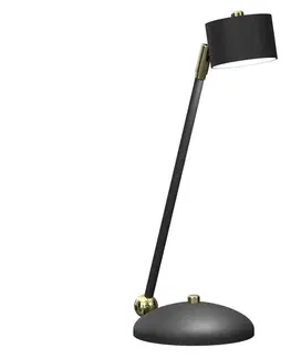 Lampy  Stolná lampa ARENA 1xGX53/11W/230V čierna/zlatá 