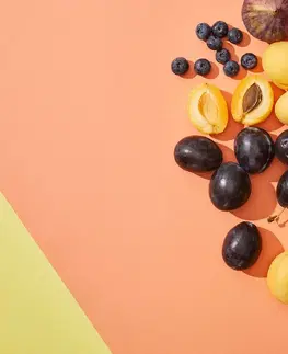 Samolepiace tapety Samolepiaca fototapeta šťavnaté letné ovocie