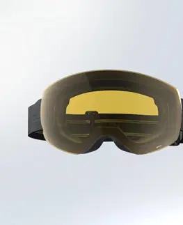okuliare Okuliare G 900 I na lyže a snowboard do každého počasia deti a dospelí tmavosivé