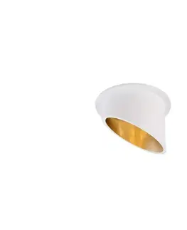 Svietidlá  Rámik pre podhľadové svietidlo SALI 1xGU10/GU5,3/MR16/50W/230V/12V biela/zlatá 