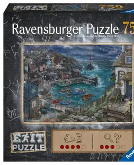 Hračky puzzle RAVENSBURGER - Exit puzzle: maják pri prístave 759 dielikov