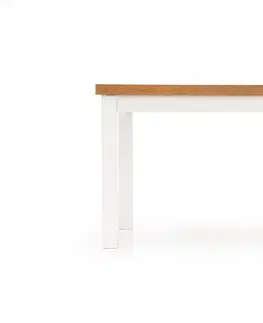 Jedálenské stoly Rozkladací jedálenský stôl TIAGO Halmar Dub craft / čierna