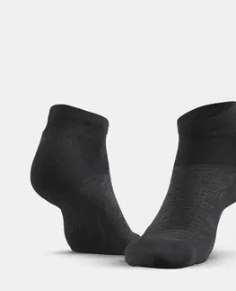 ponožky Polovysoké ponožky Hike 100 súprava 2 párov čierne