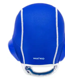 vodné športy Detská čiapka Easyplay na vodné pólo na suchý zips modrá
