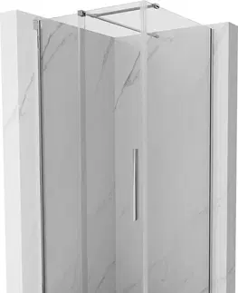 Sprchovacie kúty MEXEN/S - Velar Obdĺžnikový sprchovací kút 100 x 100, transparent, chróm 871-100-100-01-01