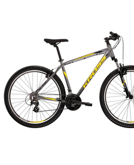 Bicykle Horský bicykel Kross Hexagon 2.0 2022 tmavo modrá/limetová/šedá - S (17", 157-168 cm)