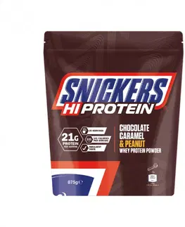 Srvátkové koncentráty Snickers Hi Protein Whey Powder 875 g čokoláda arašidy
