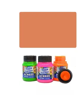 Hračky VEMA - ACR Farba na textil 37ml, Peach 566