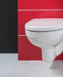 Záchody GEBERIT KOMBIFIXBasic vr. bieleho  tlačidla DELTA 50 + WC JIKA LYRA PLUS RIMLESS + SEDADLO duraplastu SLOWCLOSE 110.100.00.1 50BI LY2