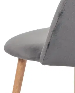 Jedálenské stoličky a kreslá Jedálenská stolička CT-381 Autronic Sivá