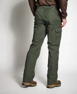 mikiny Poľovnícke hrejivé nohavice 100 zelené