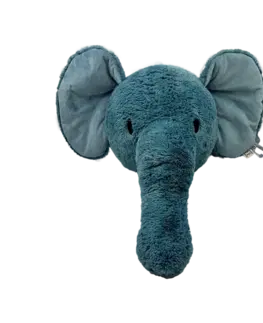 Plyšové hračky LABEL-LABEL - Nástenná dekorácia slon Elly - Blue