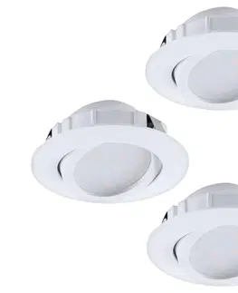 LED osvetlenie Eglo Eglo 95857- SADA 3x LED Stmievateľné podhľadové svietidlo PINEDA 1xLED/5,5W/230V 