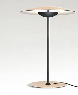 Stolové lampy Marset MARSET Ginger S LED stolová lampa Ø32cm dub/biela