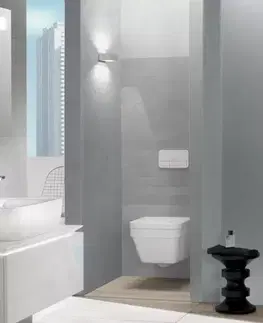 Záchody VILLEROY & BOCH - Architectura Závesné WC s WC doskou SoftClosing, DirectFlush, alpská biela 5685HR01