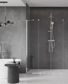 Sprchovacie kúty MEXEN/S - Velar Duo posuvné sprchové dvere 170, transparent, chróm 871-170-000-02-01