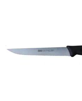 Kuchynské nože KDS - Nôž steak vlnity 4,5 1441 čierny