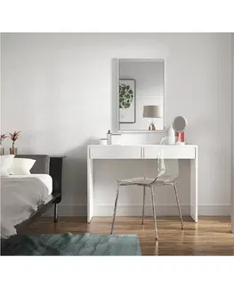 Toaletné stolíky Toaletný stolík/písací stôl,  biela, VIOLET