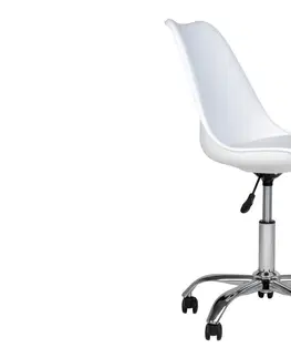 Kancelárske stoličky Norddan Dizajnová kancelárska stolička Maisha biela 