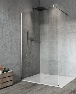 Sprchové dvere GELCO - VARIO CHROME jednodielna sprchová zástena na inštaláciu k stene, číre sklo, 900  GX1290GX1010