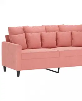 Pohovky a gauče 2miestna pohovka 140 cm Dekorhome Ružová