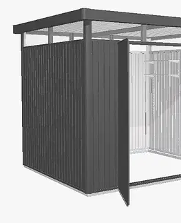 HIGHLINE Biohort Záhradný domček BIOHORT Highline H3 duo 275 × 235 cm (tmavo šedá metalíza)