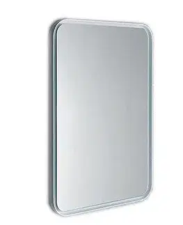 Kúpeľňa SAPHO - FLOAT LED podsvietené zrkadlo 600x800mm, biela 22572