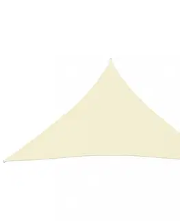 Stínící textilie Tieniaca plachta trojuholníková 3 x 4 x 4 m oxfordská látka Dekorhome Červená