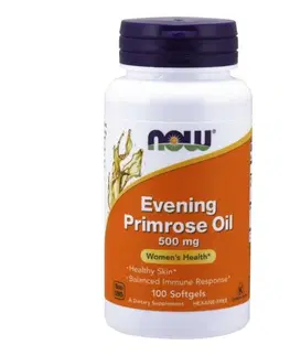 Ostatné zdravé tuky NOW Foods Pupalkový olej 500 mg
