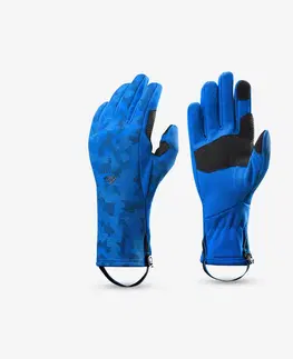 čiapky Detské turistické dotykové rukavice SH500 strečové 6-14 rokov